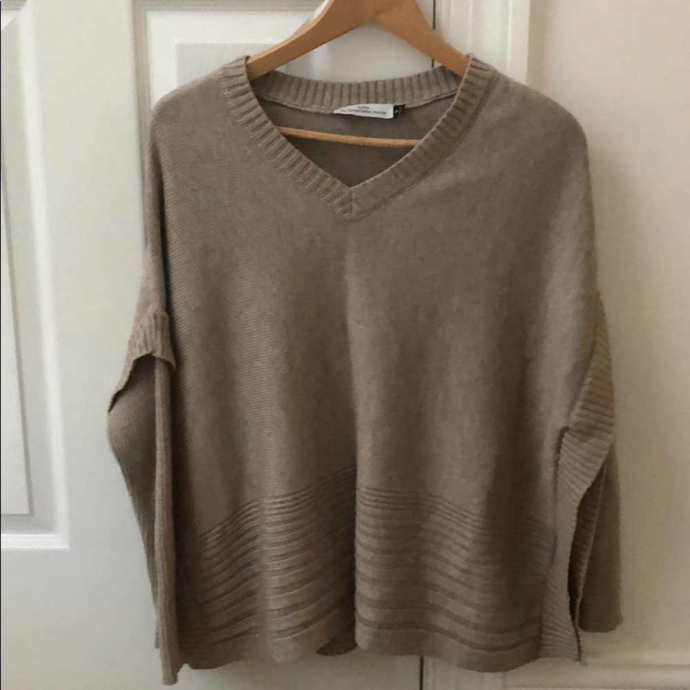 Poncho style sweater